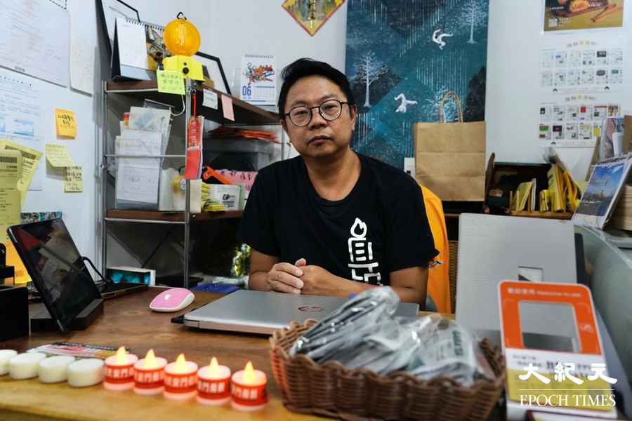 前區議員朱江瑋繼續派蠟燭：悼念六四是良知底線
