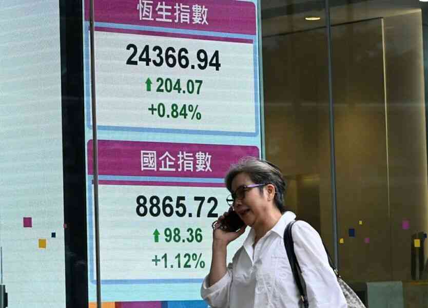 恒指高收204點 康諾亞挫逾3%股東配股