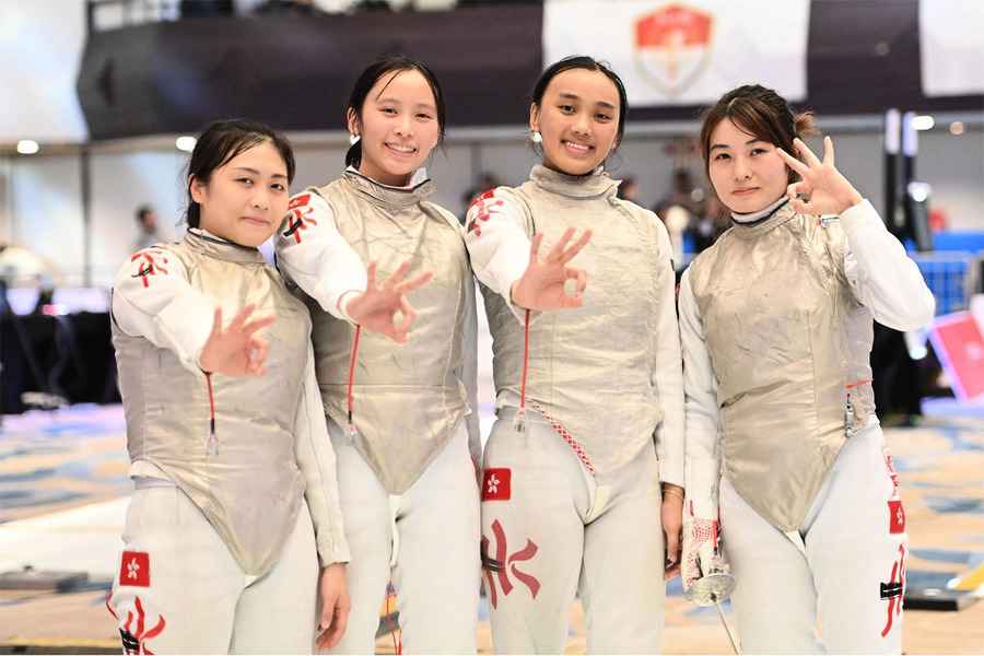 港劍擊雙線報捷 女花劍男佩劍齊奪銅牌