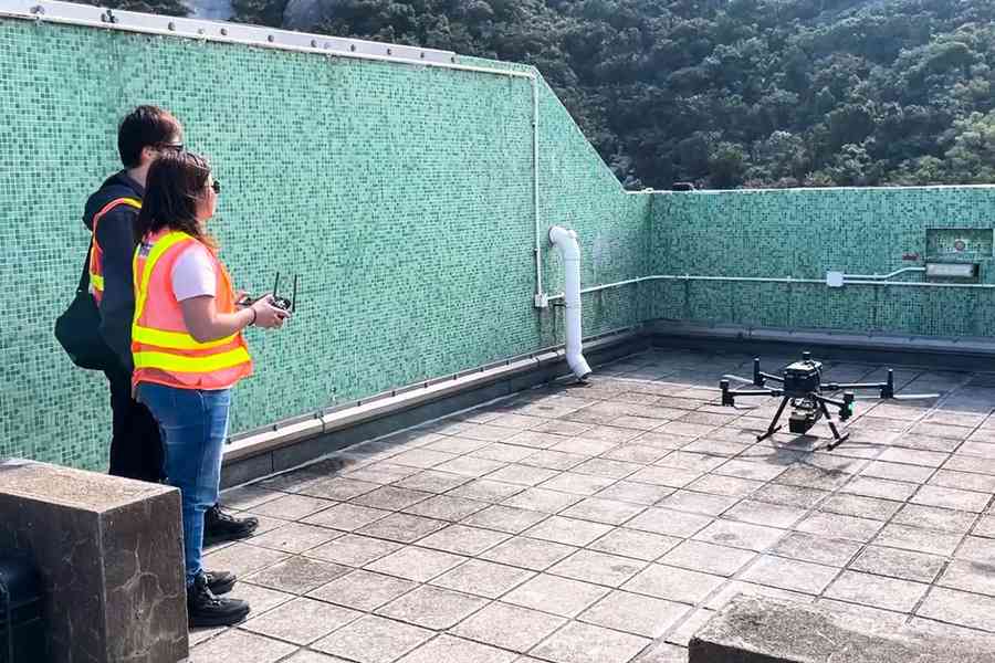土力工程處以無人機監察斜坡 完成首階段數據收集