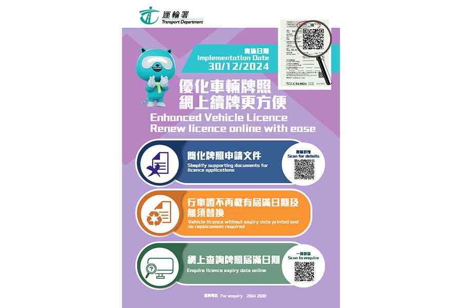 上半年網上續牌申請增近八成