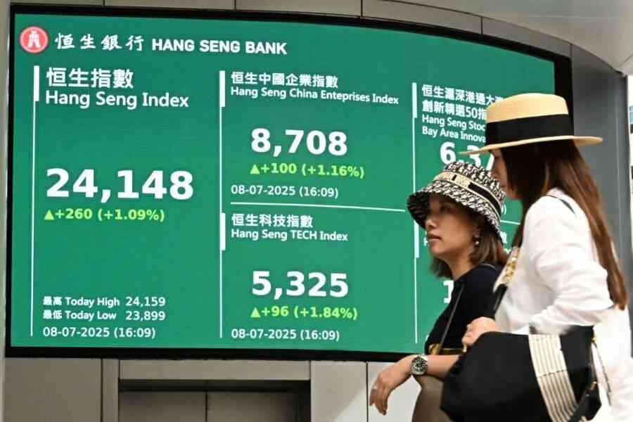 恒指升260點、滙控漲逾1% 大摩上調國泰航空目標