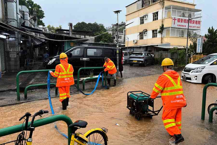 截至今午3時渠務署接5宗水浸個案