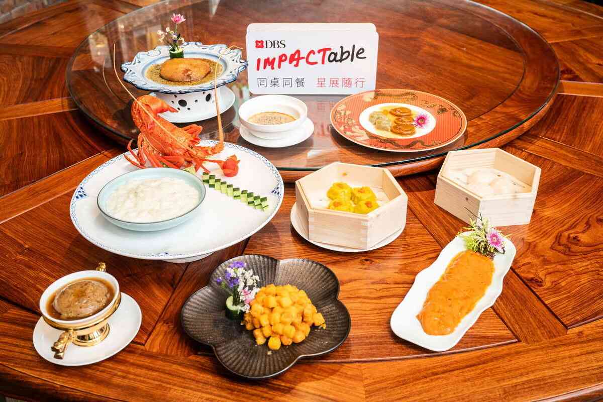 「IMPACTable」(同桌同餐 星展隨行)活動特別推出由The Project Futurus與鍾菜館聯合研發的9道軟餐菜式,符合「國際吞嚥障礙飲食標準」(IDDSI),精緻且營養豐富,專為有吞嚥或咀嚼困難的長者而設,旨在實踐「同桌同餐」的理念。(星展香港提供)