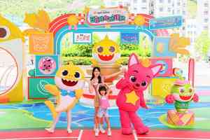 好去處｜杏花新城 x Baby Shark 四大運動挑戰區 「親子二人三足杏運盃」開賽