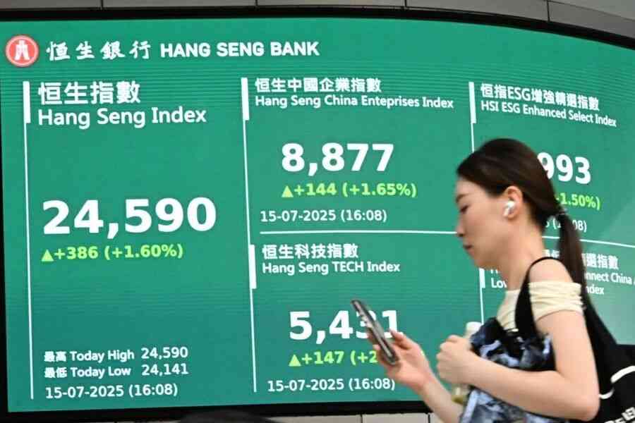 恒指升386點 碧桂園今季保交付、天機擬收購AI+區塊鏈企