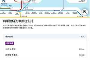 北角站信號設備運作不暢順已處理 將軍澳綫服務逐步回復正常