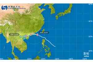 天文台改發八號烈風或暴風信號