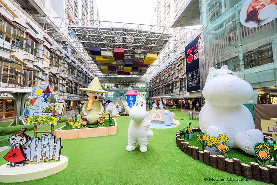 好去處｜姆明一族登陸三大領展商場 設全港首個巨大化痛袋