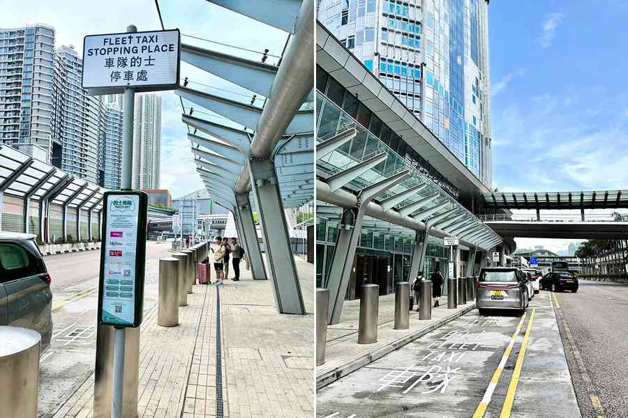 西九龍高鐵站的士車隊泊位遭佔用 政府回應改善宣傳