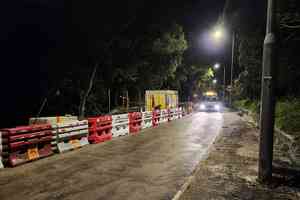 路政署：大埔新娘潭路封閉路段北行行車線已重開