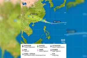 楊柳襲港｜天文台料明入本港800公里範圍 將掛一號風球