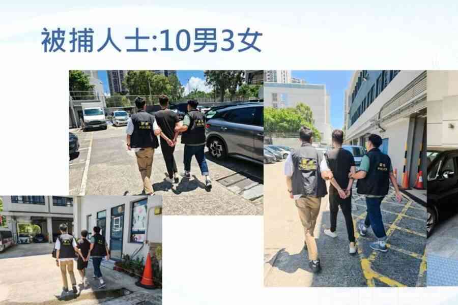 亦園路謀殺案警拘主腦等13人 疑涉非法活動金錢糾紛
