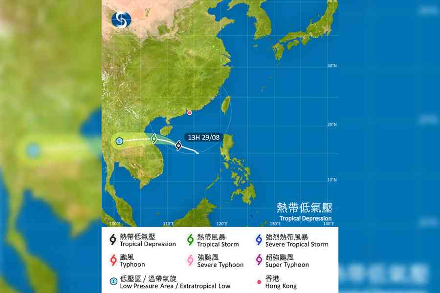 天文台取消所有熱帶氣旋警告信號