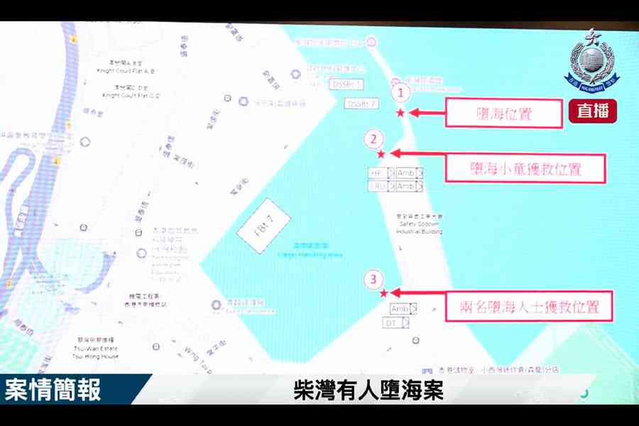 樺加沙｜柴灣觀浪母子墮海昏迷 父跳海救援 三人送院