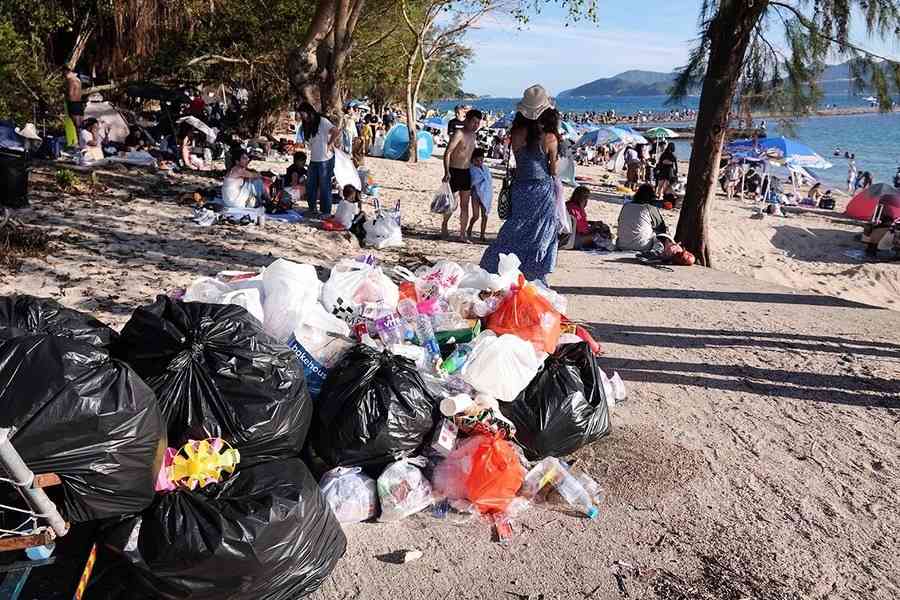 十一假期逾4千遊客登橋咀島疑破壞環境 多部門聯合巡查