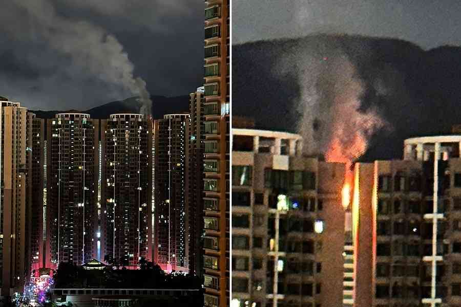 灝景灣單位凌晨疑遭縱火 約50名住客疏散一人受傷