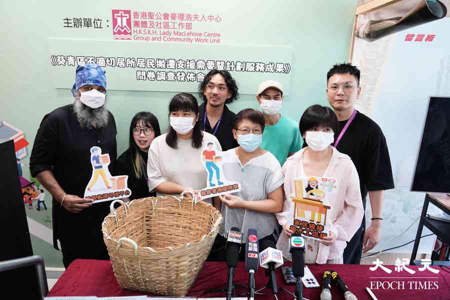 八成葵青受訪不適切居所住戶3年內曾搬 35%被逼遷
