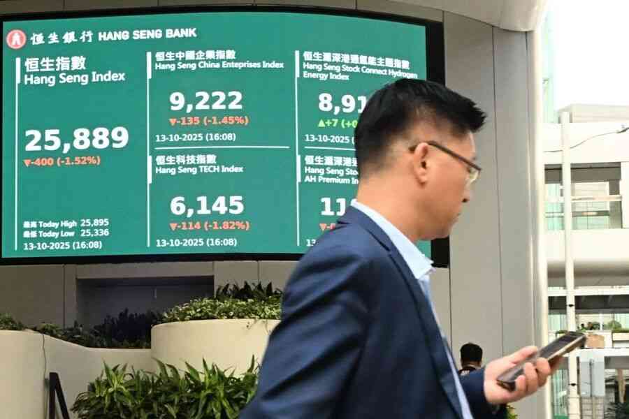 恒指插400點、京東挫逾3% 美中貿易趨緊張