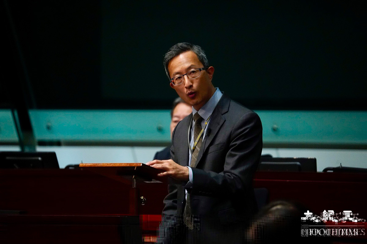 醫療衞生界議員林哲玄表示,暫時未可以公布會否參選下屆立法會,正在回顧過去幾年的工作,不久後會公布。資料圖片。(蔡文昕/大紀元)