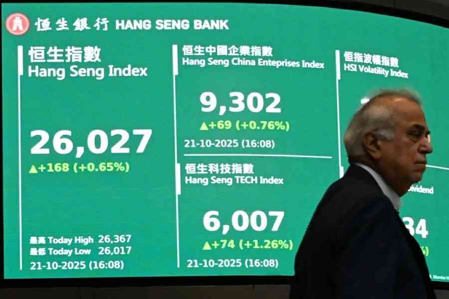 恒指升168點 高鑫零售半年蝕最少1.1億人幣、德林挫逾15%