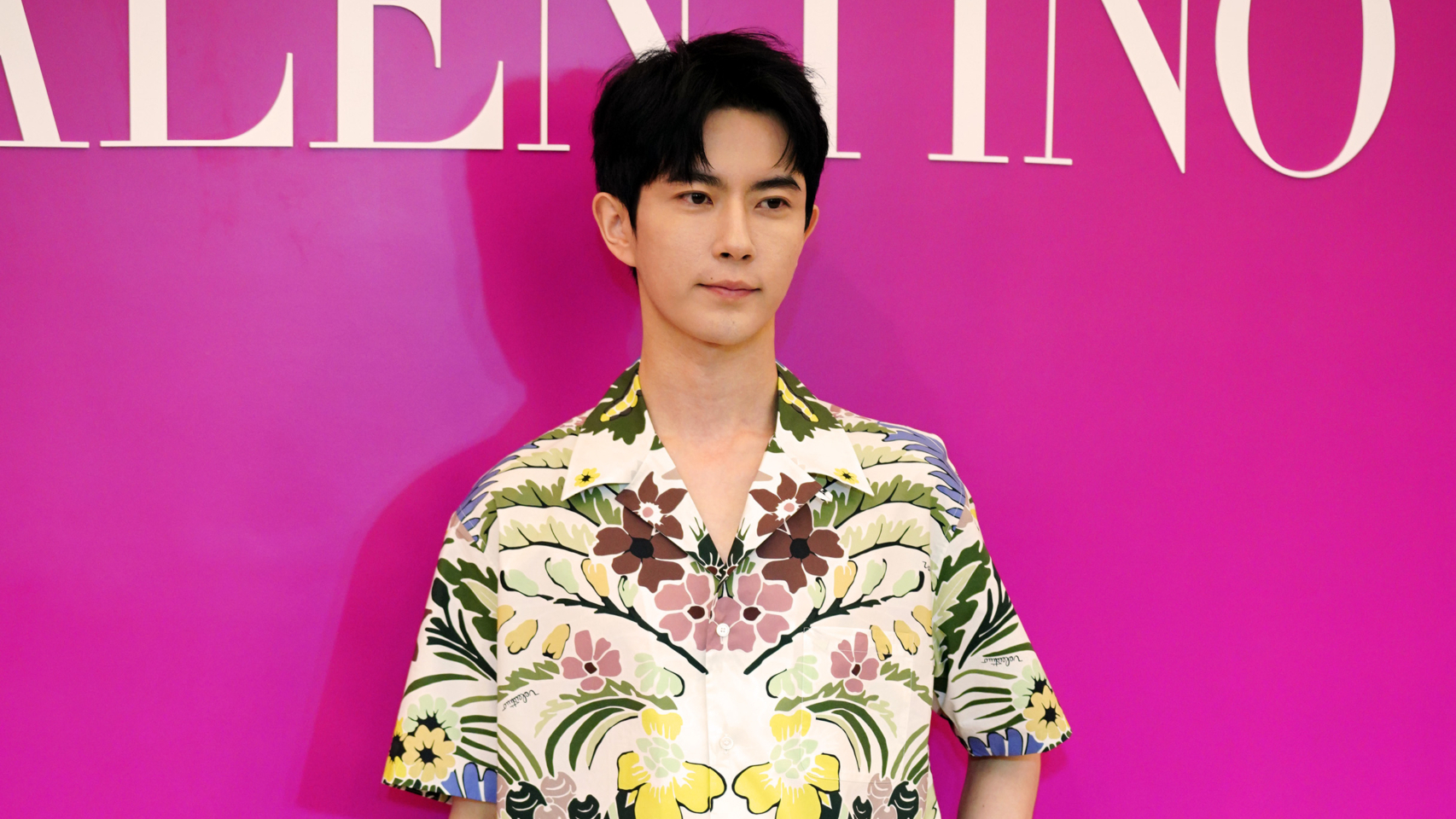 2021年3月17日,于朦朧參加上海舉行的Valentino Roman Stud店舖開幕儀式。(VCG/VCG via Getty Images)