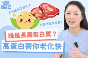 【健康養成記EP230】高蛋白飲食會讓人變老?營養師揭真相與正確吃法