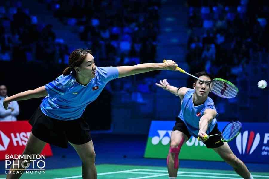 法國羽毛球公開賽 鄧俊文謝影雪得季軍