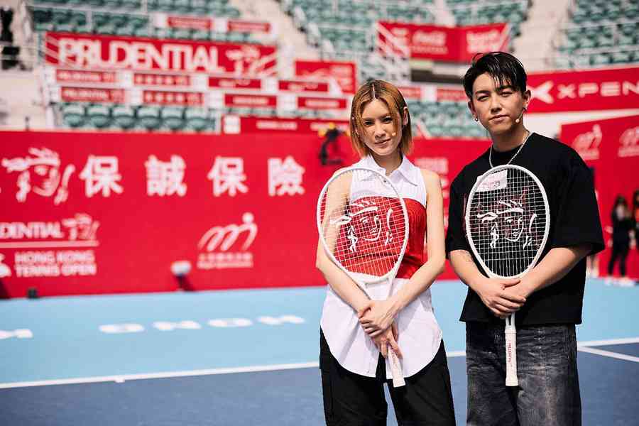 保誠香港網球公開賽2025明星領袖賽 陳蕾、張天賦領軍玩轉維園