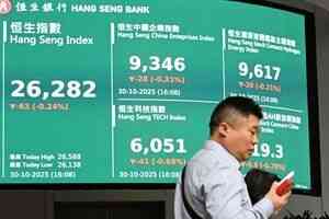 習特會結束 恒指收報26282點跌63點