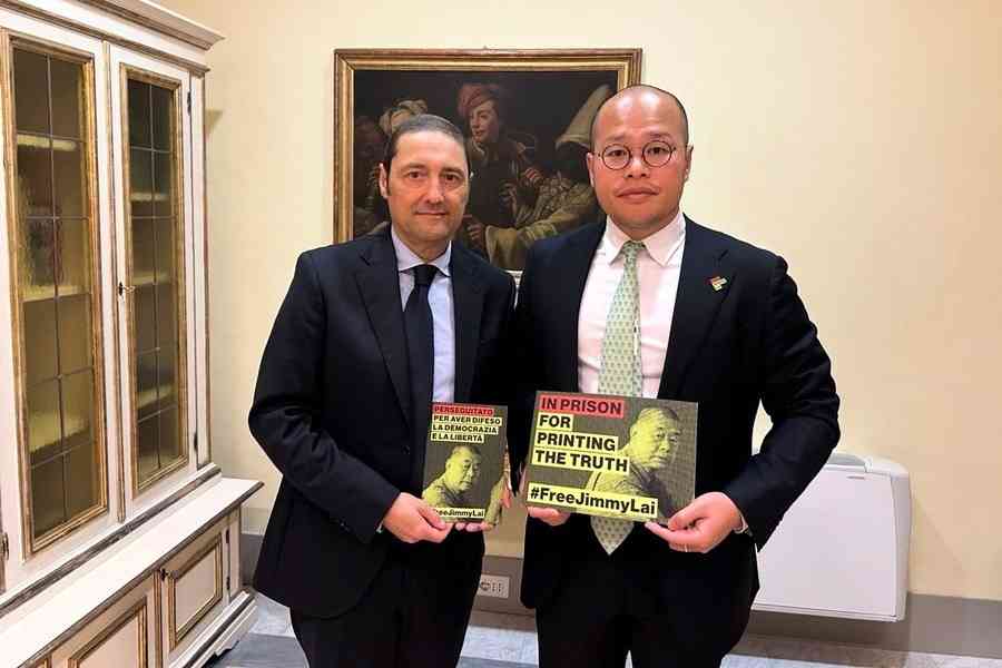 黎智英獲「為真理而生」獎 意大利政府加入籲釋放黎
