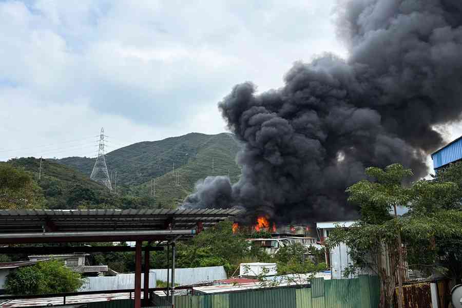 上水貨倉3級火 33人自行疏散