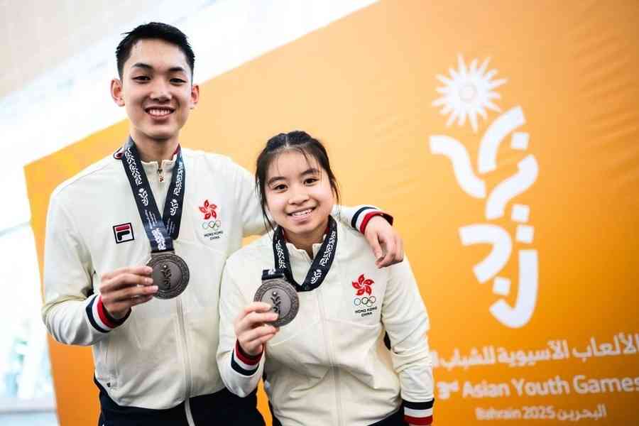 亞青運｜張世成、朱穎姿羽毛球混雙摘銀