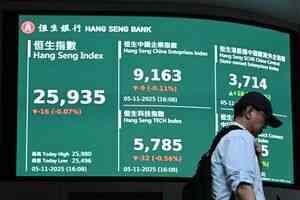 亞股疲弱、恒指跌16點 巨星傳奇售5,000台機器人