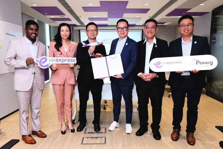 香港快運與馬來西亞檳城環球旅遊局簽署合作備忘錄