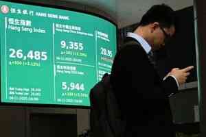 恒指抽高550點 碧桂園逆市跌逾3%、高盛稱小米成沽空目標