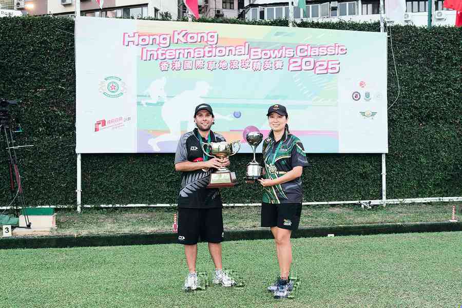 余健珊贏得國際草地滾球賽女子金牌