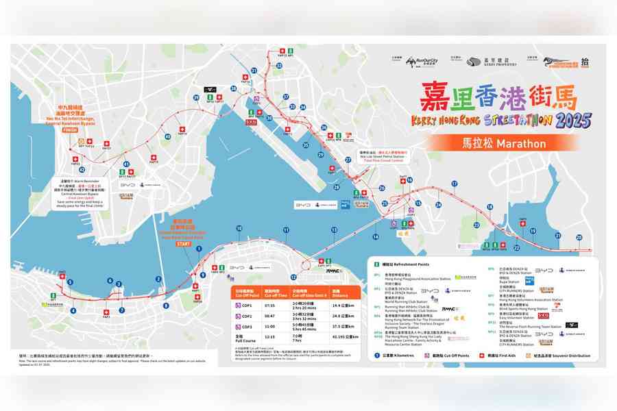 周日街馬經中九龍繞道 多區封路