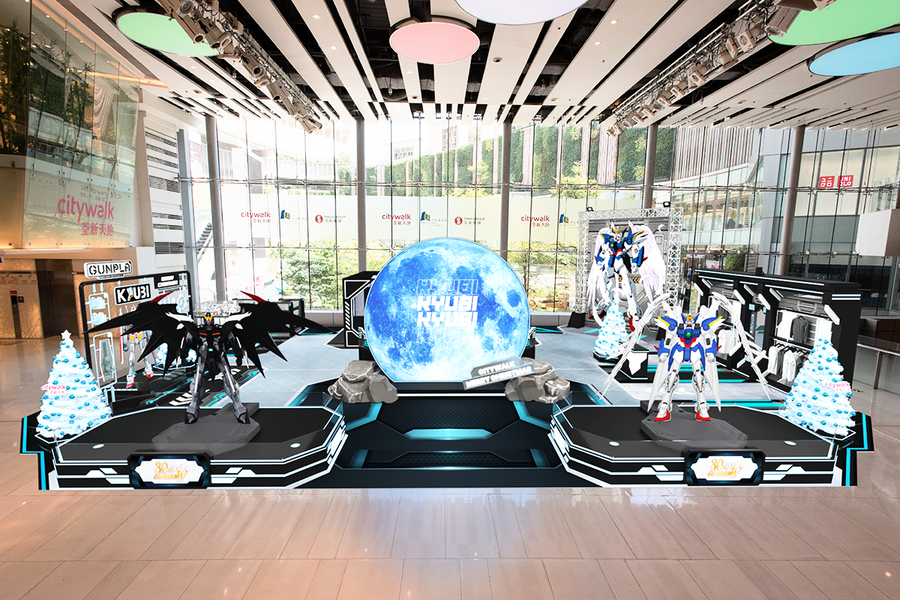 聖誕好去處｜KYUBI X MOBILE SUIT GUNDAM 1.8 米高初代高達 RX-78-2荃新天地登場