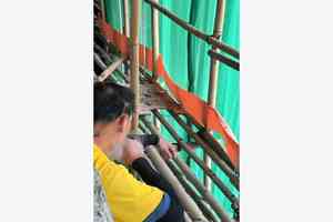 宏福苑5級火|網傳片指好多工人在棚架吸煙