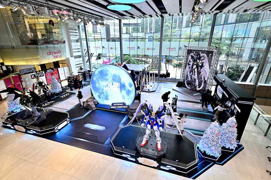 聖誕好去處｜KYUBI X MOBILE SUIT GUNDAM 1.8 米高初代高達 RX-78-2荃新天地登場