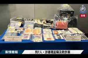全港多區信用卡被盜用簽賬 涉款逾400萬元 7男被捕