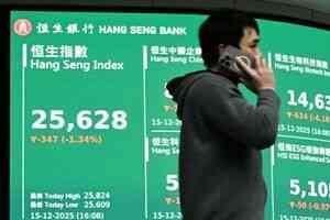 恒指跌347點 萬科挫逾5%境內債未能展期、美團暫停團好貨業務