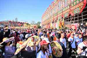 錦田鄉酬恩建醮 醮棚獲健力士認證全球最大臨時竹構祭壇