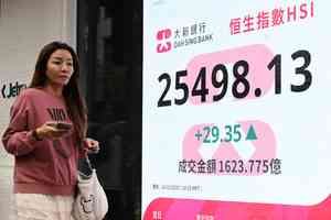 恒指轉升29點 康師傅主席胞弟出任CEO、商湯配股