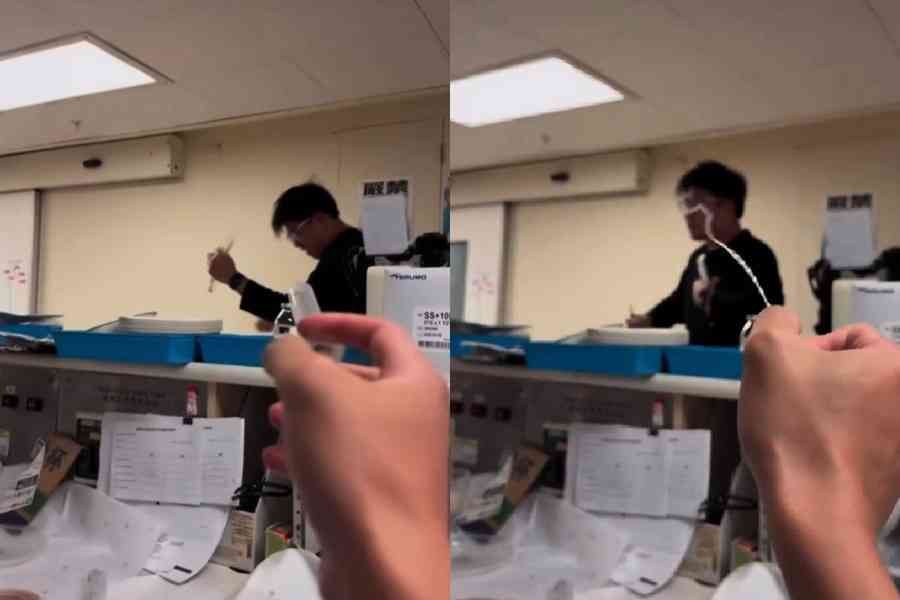 網傳公院醫護「針筒射水」嬉戲影片惹網民批評