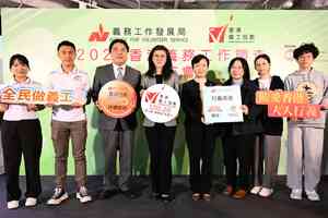 調查：逾4成市民過去3年曾做義工 平均每周約1.5小時