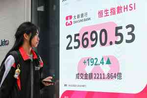 恒指升192點 萬科指高管沒減持、恒大物業稱清盤人考慮經更新要約