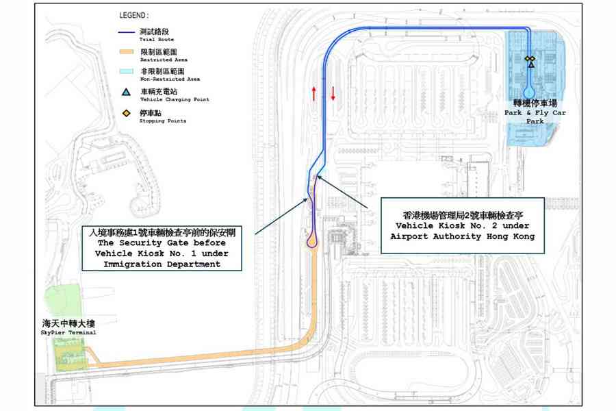 運輸署向機管局批出自動車先導牌照 首階段測試設後備操作員
