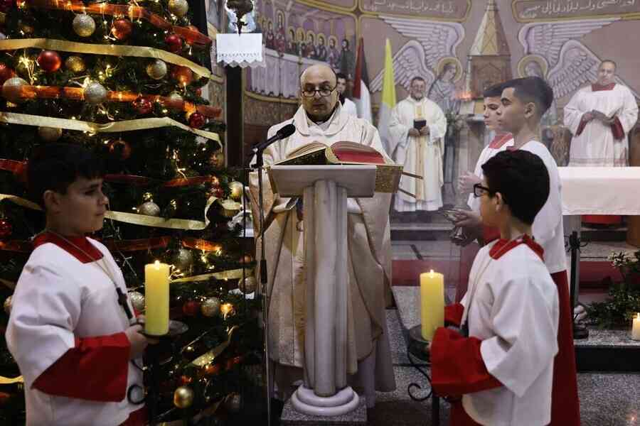 加沙停火期間 以巴民眾首度歡慶聖誕節